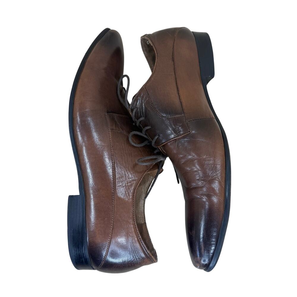 ALDO Oxford Dress Shoes Men’s 11.5 / 45 Brown Genuine Leather Preppy Formal